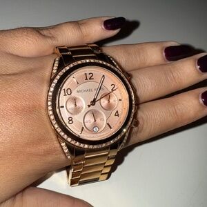 Michael Kors Rose Gold Womens Watch